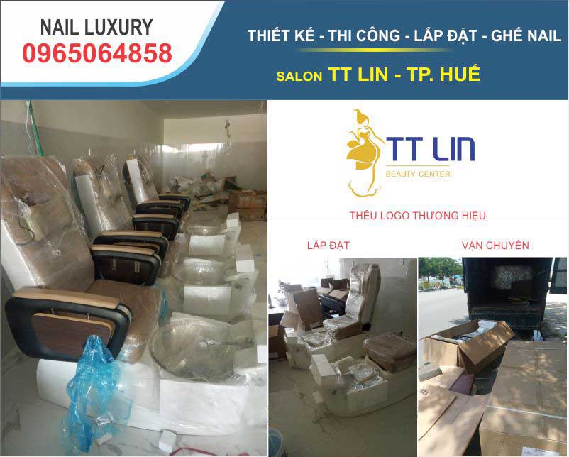 ghế nail ở huế 